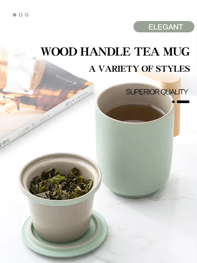 Tea Infuser Cup with Ergo Handle